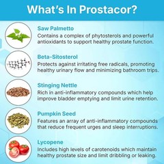 Natural Prostate Support Supplement – Non-GMO, Vegan, Gluten-Free, 30ct