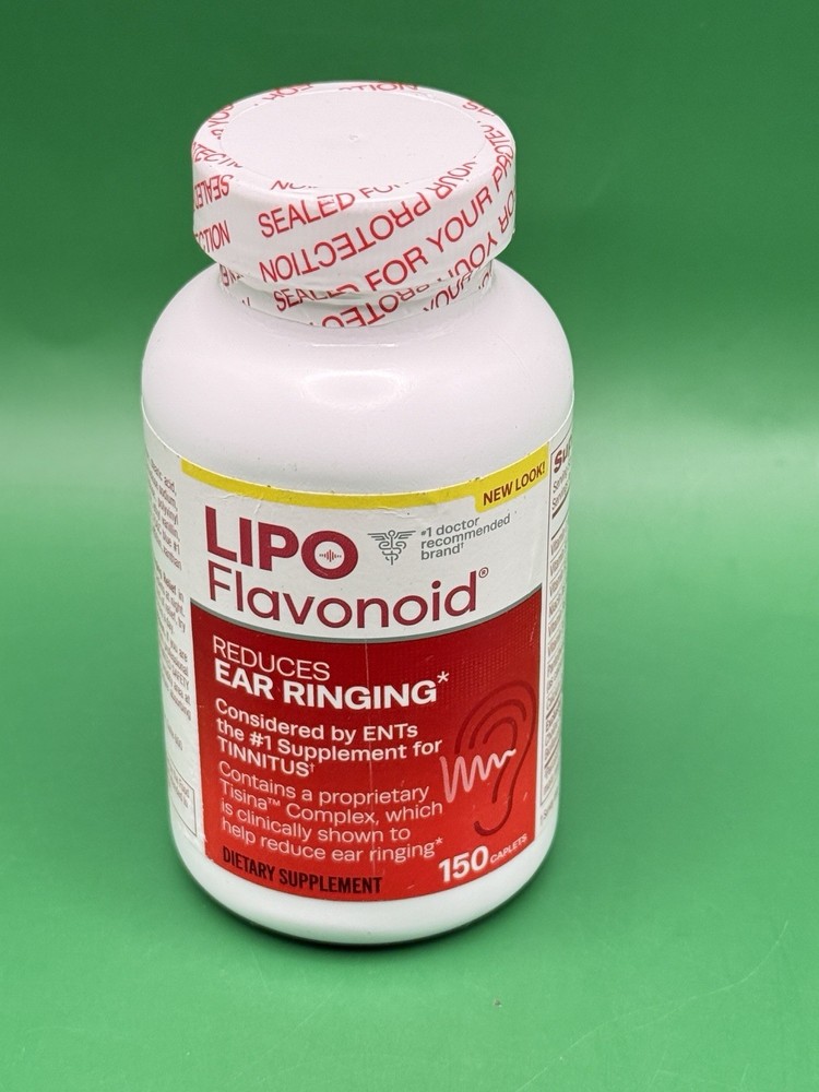 Lipo Flavonoid Plus – Tinnitus Relief for Ringing Ears 150ct, Exp: 10/27