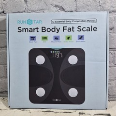Runstar Smart Scale for Body Weight and Fat Percentage with Fitness App 400lb
