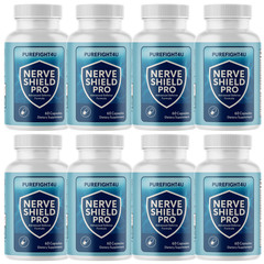 Nerve Shield Pro Mental Focus & Memory Support Supplement – 8 Bottles