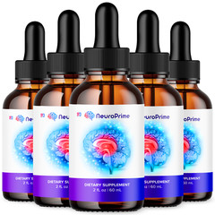 Neuro Prime Drops Supports Focus, Memory & Overall Mental Clarity (5 Pack)