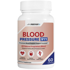 Blood Pressure 911 Support Supplement – All Natural Healthy Heart 60 Capsules