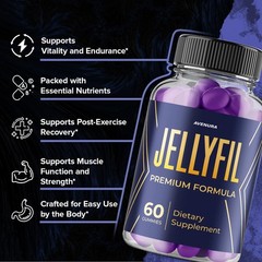 (3 Pack) Jellyfil Gummies for Men – Jellyfil Male Gummy Advanced Formula
