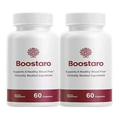 Boostaro Capsules -Boostaro -Blood Flow Virility For Men 60 Caps .Pack of 2