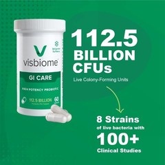 Visbiome® GI Care – High Potency Probiotic – 112.5 60 Count (Pack of 3)