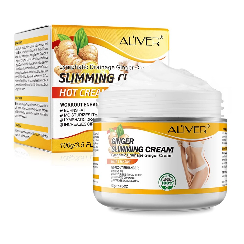 Ginger Slimming Cream – Hot Fat Burning Weight Loss 3.5 Fl Oz (Pack of 1)