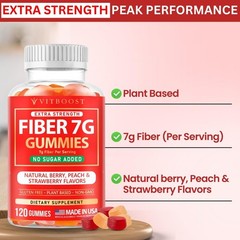 VITBOOST Prebiotic Fiber Gummies 7g – 120 Count