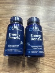 2 X Life Extension Energy Renew 200mg 30 capsules 9/2026