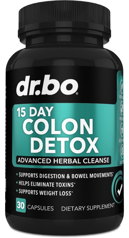 Colon Cleanser Detox for Weight Flush – 15 Day Intestinal Cleanse Pills & Pro…