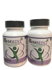 Regimint: Peppermint Oil Plus Caraway (2 pack 300mg) For Adult IBS Colon Relief