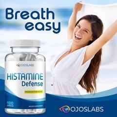 OjosLabs Advanced Histamine Defense – Natural D-Hist 120 Count (Pack of 1)