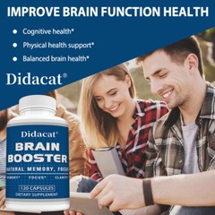 Nootropic Brain Booster Improve Brain Function Health Enhanced Clarity 120 Pills