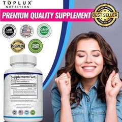 Toplux Nutrition Magnesium Complex 1000mg Supports 8 Elemental Magnesium New