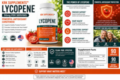 1 pc Lycopene 50mg Prostate Support Health Supplement