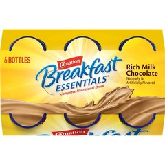 24 Nestle Carnation Breakfast Essentials Nutritional Drink Chocolate 8 oz