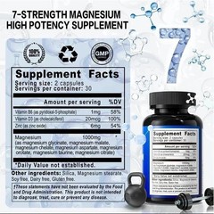 Viyouth Magnesium 7 Complex – Supports Sleep & Bone Health – 120ct