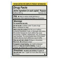 Jet-Alert Double Strength Caffeine 200 mg Caplets, 90 Ct