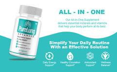 (5 Pack) Pure Lung Advanced Wellness Support, PureLung Health (300 Capsules)
