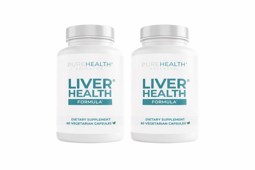 2 UNIT PUREHEALTH RESEARCH LIVER HEALTH FORMULA 60 CAPSULES – NEW SEALED – 6/27