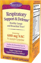 Nature’s Secret Respiratory Support & Defense 60 Tablets Each (Pack of 3)