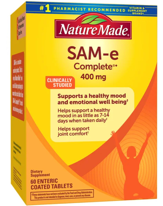 Nature Made SAM-e Complete 400 mg, 60 Tablets