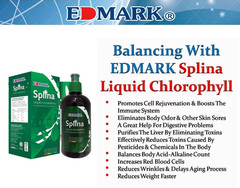 6X Edmark Splina Chlorophyllin Cleansing Detox Toxin Anti Aging Spirulina Slim