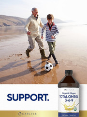 Omega 3 6 9 16 Fl Oz Cold Pressed Certified Organic, Vegan Supplement Vegetarian