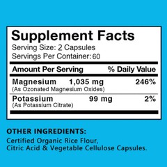 Magnesium Oxygen Digestive System Cleanser 30/60/120 Capsules
