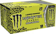 Monster Energy Lando Norris, Sugar Free Energy Drink, 16 Ounce Pack of 15
