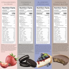 Meal Replacement Shake Variety Box With Pink Shaker, 7 Single-Serving Shake P…