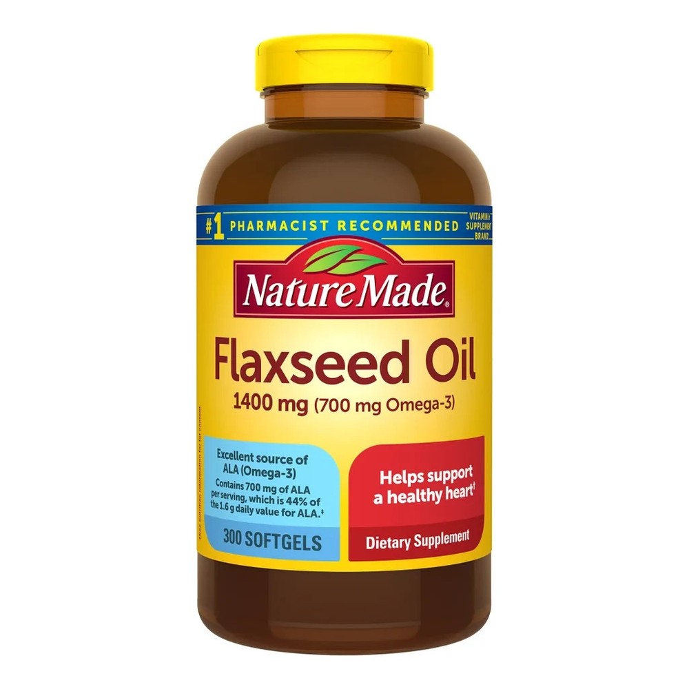 OMEGA 3 THREE SUPPLEMENTS NATURE MADE FLAXSEED OIL FLAX SEED OMEGA 3 6 9 – 300CT