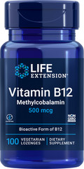 Life Extension B12 Dissolving 500 MCG 100 Tabs (Two Pack)