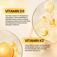 Vivonu Vitamin D3 10000 IU + K2 MK-7 200 mcg, 300 Softgels – Coconut Premium