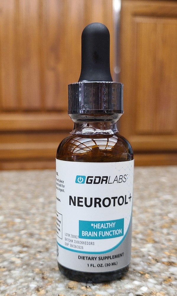 GDR Labs Neurotol+ Healthy Brain Function – 1 fl oz – NEW & SEALED