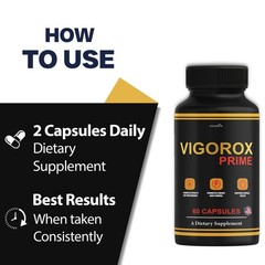 (3 Pack) Vigorox Prime Max Performance Supplement, VigoroxPrime Capsules