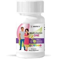 Bariatric One-a-Day Multivitamin with Mint Freshness and 45mg Iron – 30 Capsules