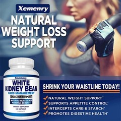 White Kidney Bean 600mg – Fat Burner, Appetite Control, Weight Loss, Liver Detox