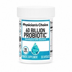 Physician’s Choice 60 Billion Probiotic, 30 Capsules – Gut & Immune Support