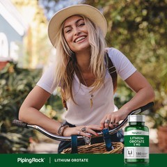 Lithium Orotate 5mg | 180 Capsules | Non-GMO Supplement | by Piping Rock