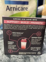 Sunwarrior Active Creatine Monohydrate Raspberry 30 Packets Exp. 02/07/2027