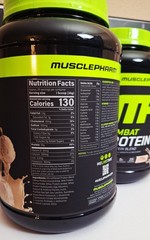 MusclePharm 5-Blend Combat Protein, Vanilla Ice Cream🍦, 25 Servings, 11/2028✨