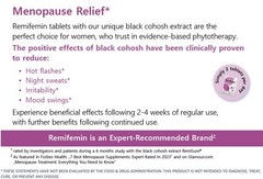 Remifemin Menopause Relief – Clinically Proven Ingredients for Symptoms