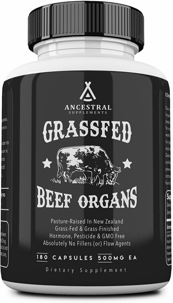 Grass Supplements Ancestral Fed Beef Organs | Boost Health & Vital Energy