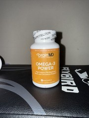 BrainMD Omega-3 Power High Potency for Brain & Circulatory Support 60 Softgels