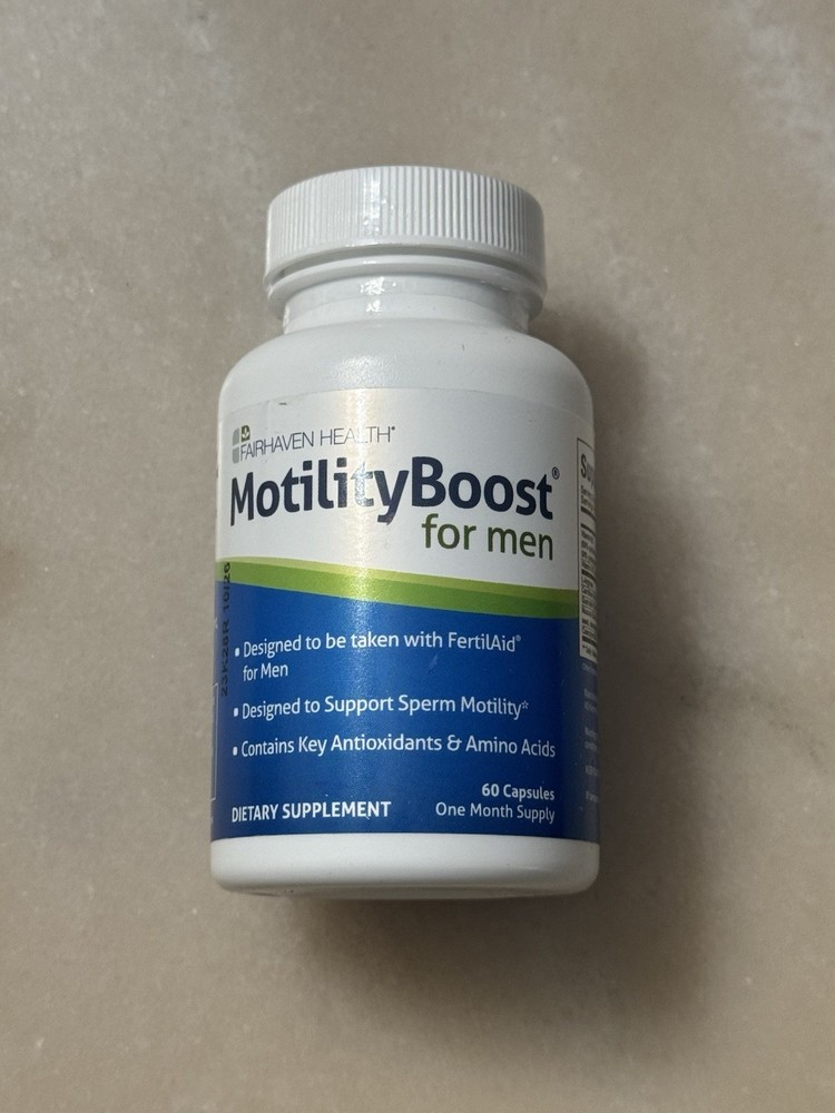 Fairhaven Health MotilityBoost Men’s Capsules – 60 Count Exp 10/26