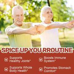 Turmeric Curcumin Gummies With Ginger For Joint, Bone & Immune Support