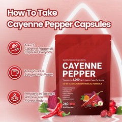 Advanced 12-In-1 Advanced Botanical Formula Cayenne Pepper Seed Oil 300mg 240 So