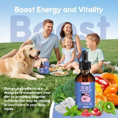 Natural Parasite Cleanse for Kids & Adults, Zeolite Detox Drops, Candida Support