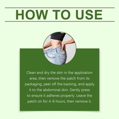 Slimming Patches suitable for Weight Loss 10-in-1 Nano Microneedle Plaster Patch