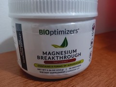 BIOptimizers Magnesium Breakthrough Magnesium Electrolytes Tart Cherry.exp:7/27